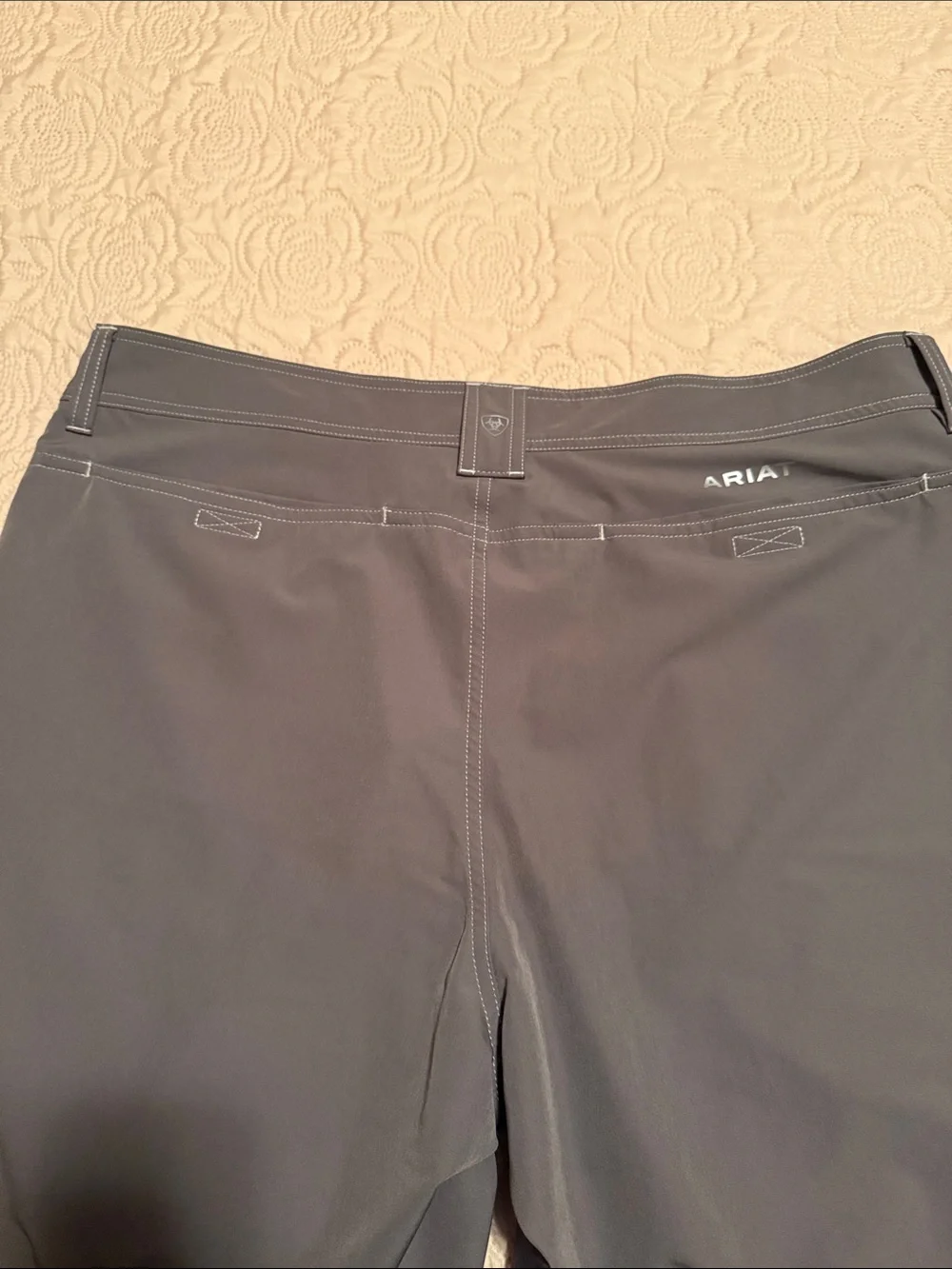Ariat Men's Flat Front Performance Shorts in Charcoal Gray